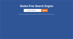 Desktop Screenshot of glutenfreesearchengine.com